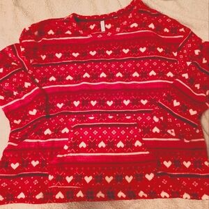 Comfy Heart Pattern PJ Set